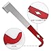 Winzwon Beekeeping Supplies j Hook Hive Tool 2 Pack Stainless Beekeeping Frame Lifter and Scraper with Red Part for Beekeepers