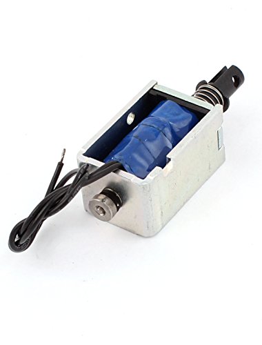 uxcell DC 24V 6mm 120g Push-Pull Type Lifting Magnet Solenoid Electromagnet