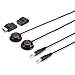 Ensigear Infra Red Remote Control Command Extender kit Cable(20 Feet) Including IR Signal Receiver IR Emitter and 2 HDMI adapters with CEC Pass Through