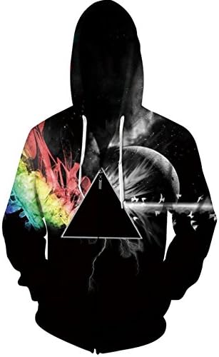 Roaays M Unisex 3D Funny Creative Zip-up Hoodies S-XXXL