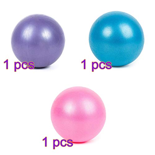 wudidianzi Mini Exercise Yoga Ball 25cm Pilates Ball Perfect for Yoga, Stability, Balance, and Physical Therapy, Slimming