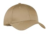 Port & Company Men's Six Panel Twill Cap OSFA Khaki