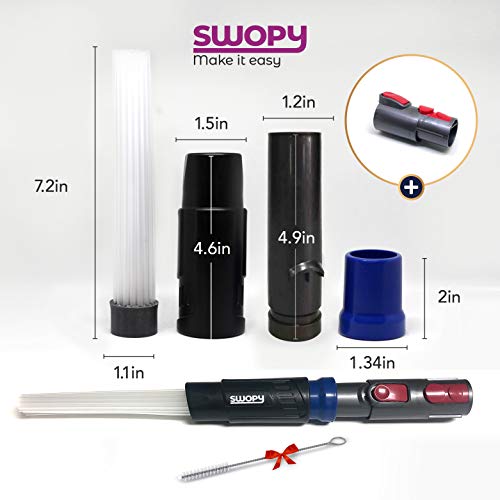 Vacuum Attachment Tool, Tiny Tubes Cleaner, Dusty Brush, Flexible