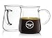 Osaka Borosilicate Glass Coffee Mug – Thermal Shock Proof, Condensation-Free and Specially Designed Rim for Comfort, Set of Two Coffee Mugs – 10 oz. Each