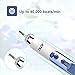 Electric Toothbrush LCD Display Sonic Rechargeable Whitening Toothbrushes with Interval Smart Timer 5 Modes Waterproof Best Soft Replacement Heads Clean as Dentist for Adults and Kids