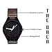 Luno Wear Men's Wood Watch, Wood and Genuine Leather, The Orca