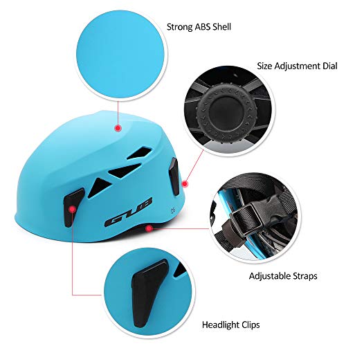 Godyluck Outdoor Rock Climbing Helmet Outdoor Sports Safety Work Helmet Skating Caving Mountaineering Equipment