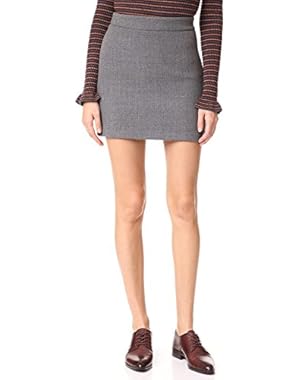 Women's Double Face Modern Miniskirt