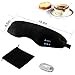 Bluetooth Sleeping Eye Mask, FlyXShop Sleep Headphones Music Travel Sleeping Headset 4.2 Bluetooth Wireless Sleep Eye Mask with Microphone Handsfree and Washable (Black)