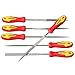 Premium-Grade 6pc Diamond Needle File Set Soft Grip Stone Tile Glass by Protian