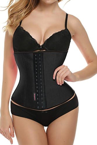 Occupy Women's Elasticity Steel Boned Latex Decorate Underbust Waist Diet Corset (XX-Large, QS042-2) ¡­