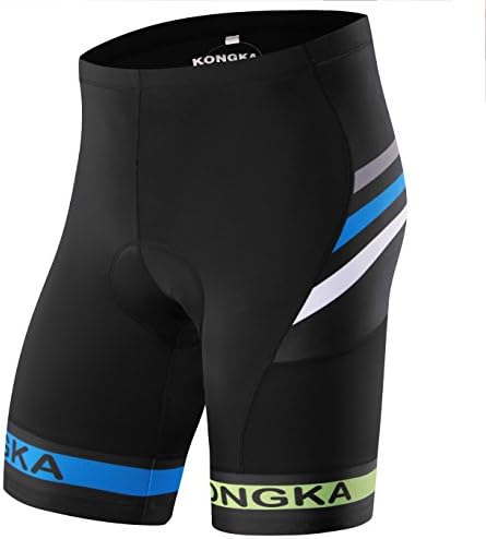 KONGKA Christmas Deals Week Men’s Cycling Shorts With 3D Padded MTB Half Pants, Bike Bicycle Shorts