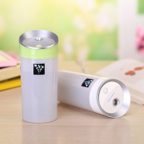 Wowfeel USB Essential Oil Diffuser Adjustable Mist Mode Air Refresher Aromatherapy Diffusers with Colorful LED lights For Car Home Baby Room Yoga Bedroom Office-Green