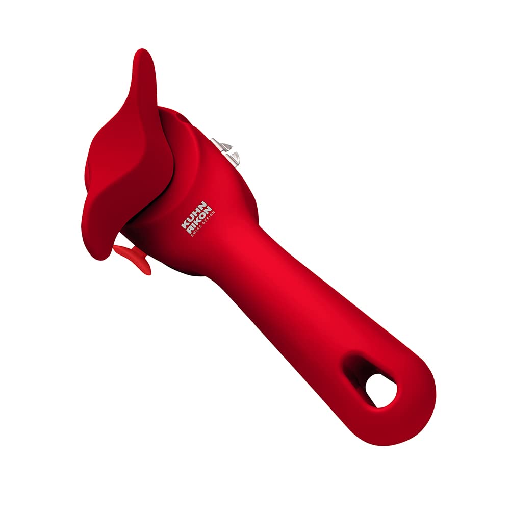 Kuhn Rikon Can Opener with Lid-Lifting Pincers, Tin Opener with Stainless Steel Blade. Tin Openers for Arthritis Hands. Can Openers That Work – 3 Year Kuhn Rikon Kitchen Accessories Guarantee