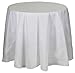 Creative Converting Paper Tablecover Plain White Round Tablecloth, One Size, Multicolor
