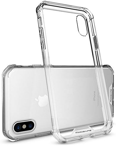 iPhone X Case, Mosafe Soft TPU Clear Transparent Hybird Rubber Slim Thin Shockproof Protective Hard Back Cover Skin Bumper For Apple iPhone X (Clear)