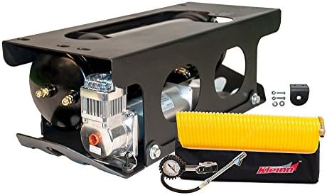 Complete Bolt-on Jeep JK Heavy Duty Onboard System for 2007 ¨C 2016 Jeep Wrangler JK 4-Door, 50 PSI Air System &amp; Tire Inflator w/ Gauge, JKOBA