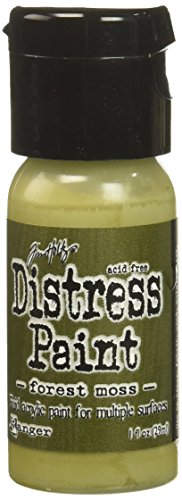 Ranger TDF53064 Distress Paint Flip Top 1oz-Forest Moss