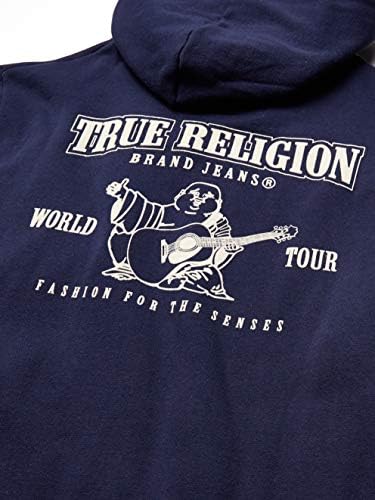 men's flocked buddha zip up hoodie