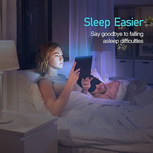 Luxsea Sleeping mask, 3D Contoured Cup Weighted Eye Mask, Night