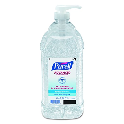 PURELL Advanced Hand Sanitizer - Hand Sanitizer Gel, 2L Pump Bottle (Case of 4) - 9625-04