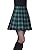 Yeokou Women's Casual A Line Pleated Check Plaid Mini Short Tartan Skirt