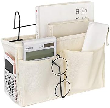 ベッド収納 ベッドサイドポケット 吊り下げラック 高品質 小物整理ラック 掛け袋 車用 収納ポケット 小物入れ ベッド 雑貨収納 便利グッズ 卓上 新作入荷 ウォールポケット 学生寮に収納ラック 白