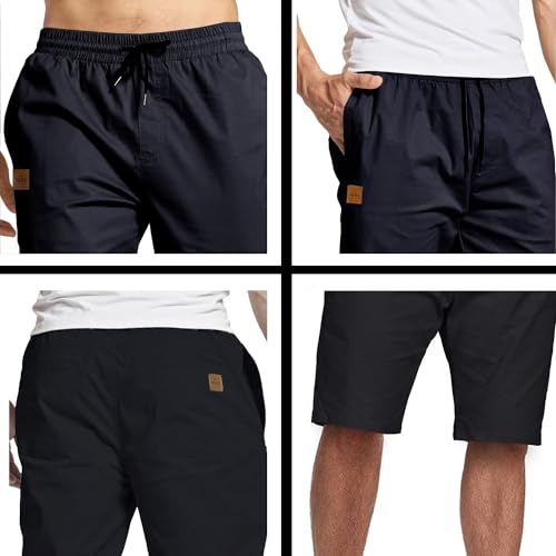 ZOXOZ Men's Cotton Shorts with Pockets Men's Shorts