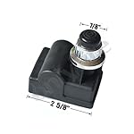 Onlyfire Spark Generator 3 Male Outlet AA Battery Push Button Igniter for Gas Grill Models by Broil King, Huntington CharmGlow, BBQ Grillware GGPL-2100 and Others, Silver