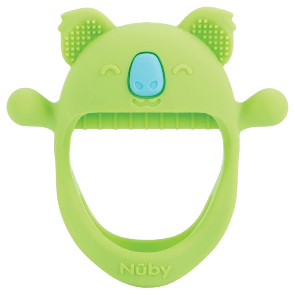 Nuby Silicone Mini Wrist Teether | Easy Grip | BPA-Free | Suitable from 3 Months Plus — image 1