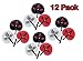 Kicko Chinese Fan with Chinese Characters 10.25 Inches - 12 Pieces - Assorted Colors Paper Fans with Plastic Handle - for Kids Party Favors, Bag Stuffers, Fun, Toy, Prize