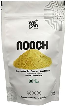 WeganFoods Nooch Nutritional Yeast Flakes, 100g