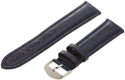 Hadley-Roma Men's MSM907RF-220 22-mm Blue Genuine Leather WatchStrap