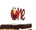 Elmo Inspired One Year Birthday Cake Topper Decoration Sesame Street