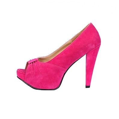 pink suede heels uk