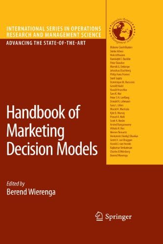 Handbook of Marketing Decision Models (International Series in Operations Research &amp; Management Science)