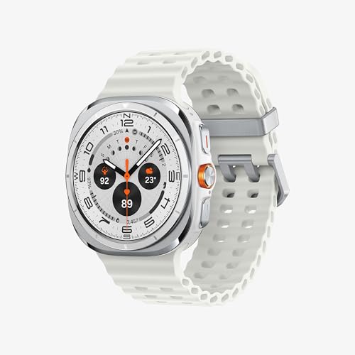 Galaxy Watch Ultra 2025 47mm - Smartwatch LTE con IA, Titanio, Botón Personalizable, Control de Salud, Garantía del Fabricante 3 Años + 1 año Extra, Blanco Titanio (Versión española)