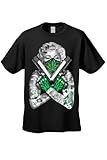 Unisex Tattoo Marilyn Guns Weed Bandana Short Sleeve T-shirt