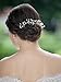 Aukmla Set of 5 Silver Beaded Hair Pin Set of 5 Pearl Hair Pin Bridal Hair Pin Bridal Bobby Pin Beaded Bobby Pin Pearl Bobby Pin for Women and Girls