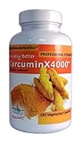 Curcumin X4000 180 Vegetarian Capsules