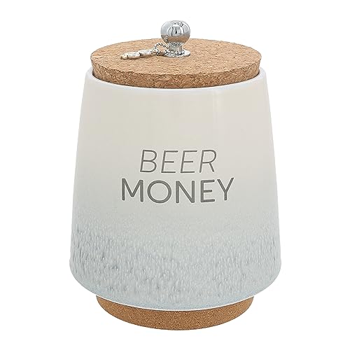 Pavilion Gift Company - Beer Money 6.5-inch Unique Ceramic Piggy Bank Savings B…