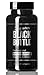 Black Bottle Hair Growth Support Vitamins - Hair Loss Help Supplement DHT Blocker Help - Saw Palmetto - Biotin 10000 MCG - Hair Loss Products for Men Potent 40+Ingredient Restoration + (No Minoxidil)