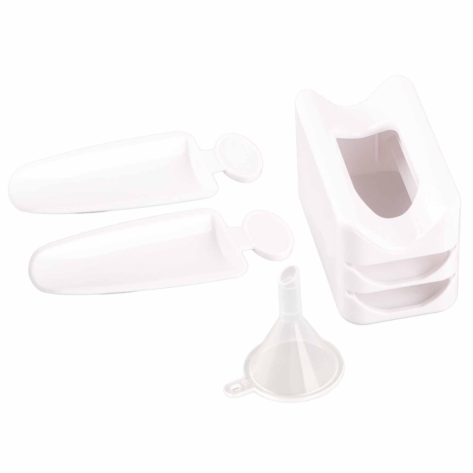 Dip Powder Recycling Tray, Nail Dip Container Tray Nail Glitter Dipping Container French Nail Dip Mold Sequins Dip Recycling Tray Nail Art Manicure and Makeup Tool