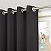 Sun Zero Easton Extra-Wide Blackout Grommet Sliding Patio Door Curtain Panel
