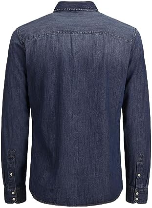 JJESHERIDAN SHIRT L/S NOOS, Camicia, Uomo, Verde (Forest Night), XXL