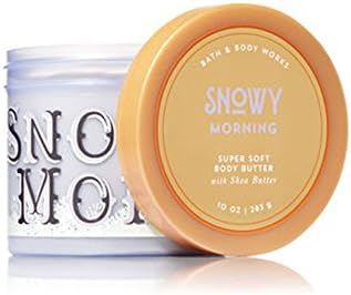 Bath and Body works Snowy morning Super Soft Body Butter with Shea Butter 10oz Full size