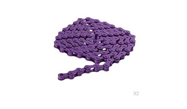 purple bmx chain