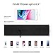PORTHOLIC Running Belt, Workout Waist Pack for iPhone Xs Max XR X 8 7 6 6s Plus, Samsung Galaxy S9 S8 S7 S6 A8 Plus, Runner Waistband Phone Holder for Jogging Walking - Black Grey Pink