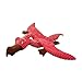 KONG - Dynos Pterodactyl Coral - Dinosaur Squeak Dog Toy, Reinforced Lining and Varied Texture - for Large Dogs