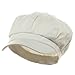 Cotton Elastic Newsboy Cap - White W07S37C (4 Sizes: XS/S, M/L, XL/2XL, 2XL/3XL)